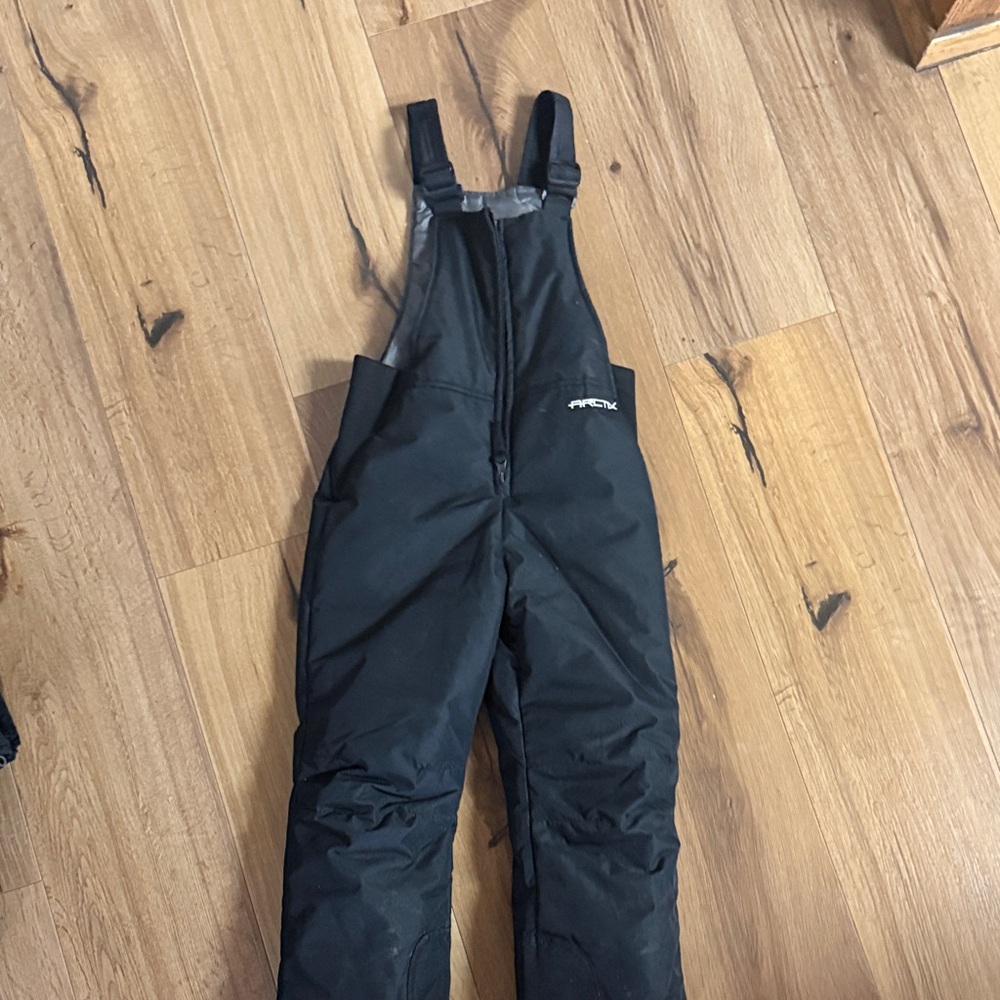 Arctix Kids Black Snow Bib Overalls